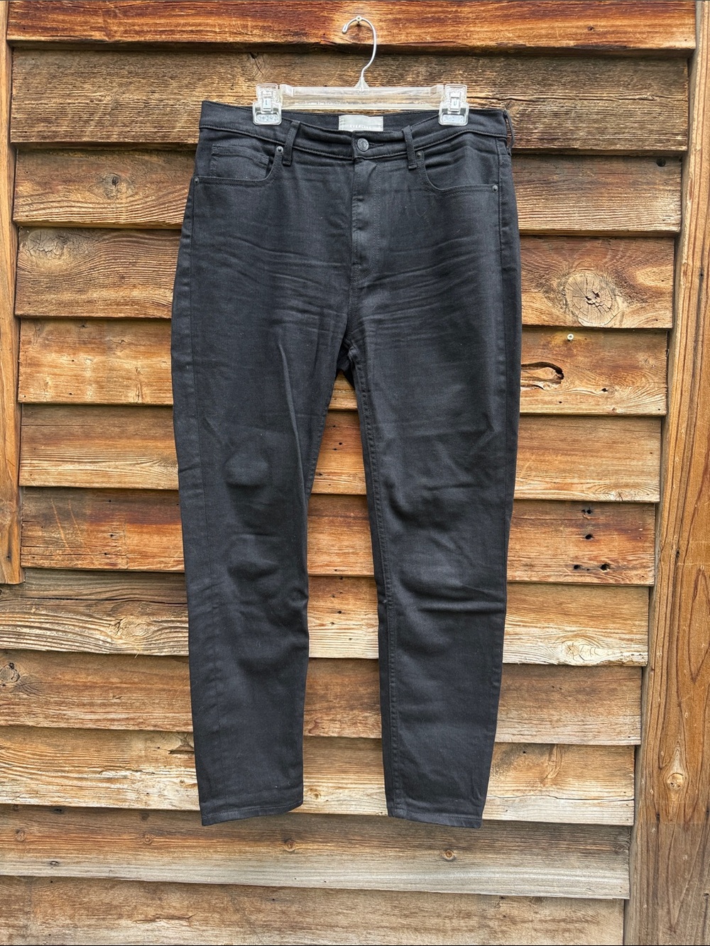 Everlane High waist black jeans
